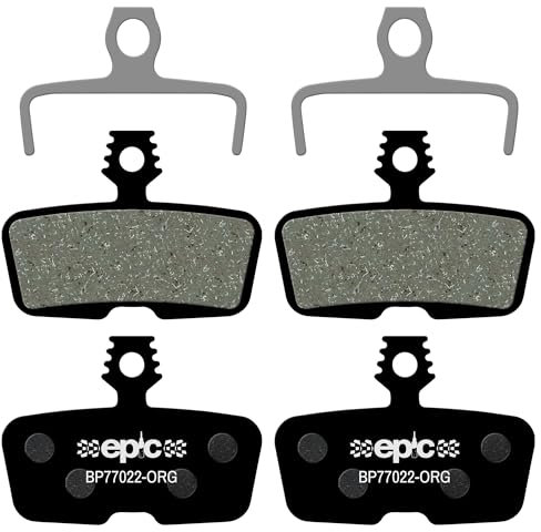 epic Scheibenbremsbeläge für SRAM DB8, Motive, Code, Code Stealth, G2 RE & Guide RE| Organisch, Sinter, Keramik, E-Bike Optionen | 2 Sets (Bio)