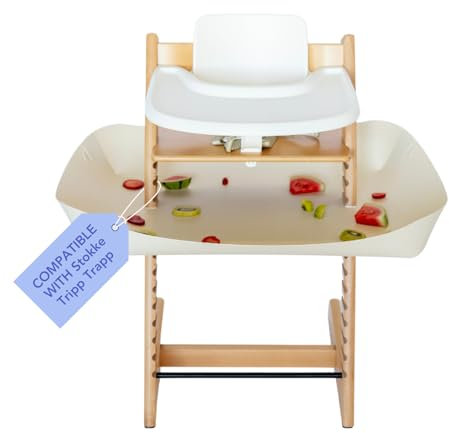 CATCHY Auffangschale - Zubehör für den Hochstuhl - Essensauffänger für Krümel und Kleckereien - für Baby- und Kinderhochstühle (Hochstuhl separat erhältlich)