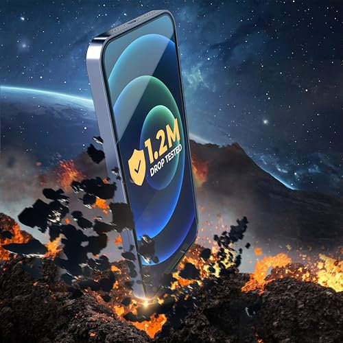 Prio Verre de protection pour iPhone 16/15/15 Pro – Couverture complète de l'écran avec bord fin, compatible avec les coques, extra dure, anti-rayures