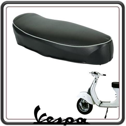 SELLA SELLONE SEDILE NERA COMPATIBILE PER VESPA 50 SPECIAL DAL 1970 AL1983 - VESPA 50 DAL 1967 AL 1971-50 L DAL 1966 AL 1970-50 N DAL 1963 AL 1971-50 R DAL 1969 AL 1971