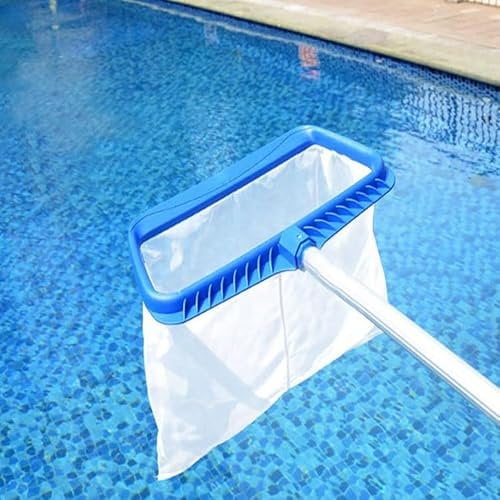 Pool Kescher, Gtuzkheu 170cm Lang-Teichkescher mit Teleskopstange, Poolreinigung Kescher Feinmaschig, 38CM Tief Kescher Teich Pool Kescher Feinmaschig, Pool Reinigungsset, Poolkescher für Pool, Teiche