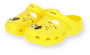 Borussia Dortmund Unisex Kinder BVB Borussia Dortmund Clogs Kinder, Gelb mit Emma und Bvb09Hausschuh