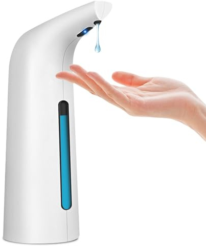 Automatischer Seifenspender mit Sensor – Berührungsloser, elektrischer Seifenspender, wasserdicht IPX6, ideal für Badezimmer, Küche & Restaurant, hygienische Seifenabgabe ohne Berührung