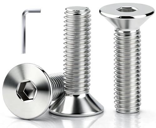msymsyu 200 viti a testa svasata, M2 x 8 mm, in acciaio inox A2V2A