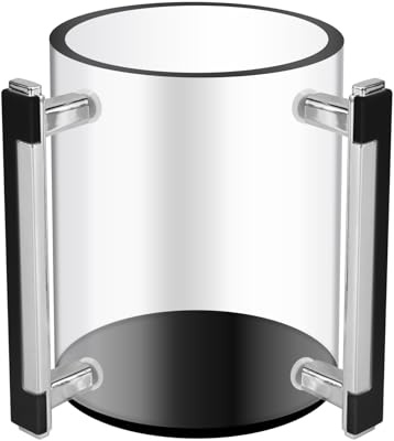 MOLERRI Hand Washing Cup for Jewish Prayer with Two Metal Handles-Acrylic Round Design for Hand Wash Use