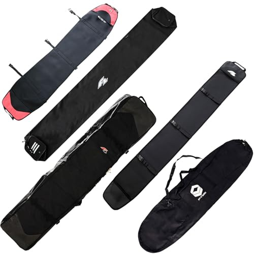 F2 Boardbag Team Bag mit Rollen Sondermodell 187cm Schwarz