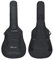 Faswin 41 Zoll Gitarrentasche Gig Bag Gitarre Tasche mit 6 Taschen Plektren Gitarrenstrap (Schwarz)