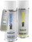 MG PRIME Autolack Sprühdosen Set für Suzuki ZVC Steel Silver Metallic Basislack Klarlack Spraydose 400ml