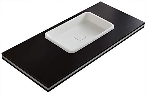 Mineralguss Einbaubecken Einbau-Waschbecken PB2129-53x32x10,5cm - Pure Acrylic