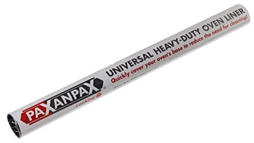 Paxanpax PCK011 Universal Fitting Heavy-Duty Oven Liner, Black, 40 x 50 cm