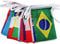 BESPORTBLE Welt Land String Flagge Internationale Ammer Banner für Party Klassenzimmer Dekoration Bars Sportveranstaltungen Schulfeste Feiern 50Pcs