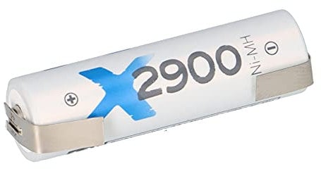 Akku AA Mignon 1,2V 2900mAh NiMH Batterien mit Lötfahne U wiederaufladbar + geringe Selbstentladung