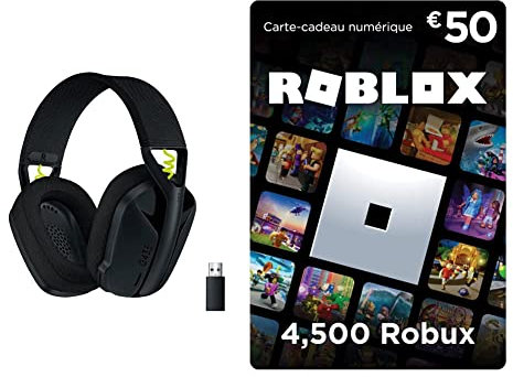 Logitech G435 Lightspeed & Bluetooth+Carte Cadeau Roblox