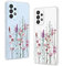 Gronda Hülle für Samsung Galaxy A53 5G Hülle Transparent Handyhülle Vergilbungsfrei mit Rosa Blumen case Stoßfest Dünne Bumper schutzhülle