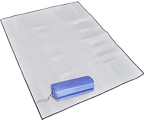 PMELCXD Alu Isomatte Schaummatten Schlafmatte für Camping Isoliermatte Isolierdecke Faltbare Zeltmatte Bodenmatte Thermomatte Matte aus Aluminiumfolie
