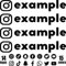 4 Stück Personalisierte Instagram Profil Tiktok Facebook WhatsApp Twitter YouTube Snapchat Aufkleber für Auto Helm Motorrad Fahrrad