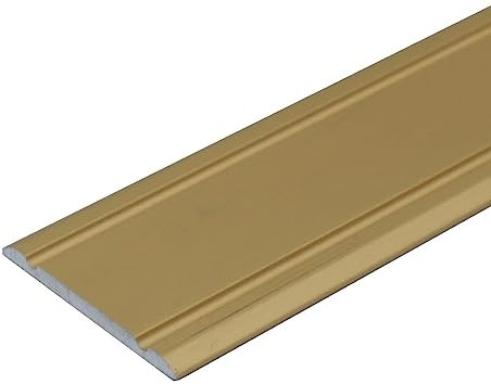 A02 30mm Anodised Aluminium Flat Self Adhesive Door Threshold Strip - Gold, 0.93m