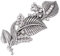 KKJOY Vintage Metall Haarspange, Blatt Haarklammer, Haarnadeln Groß, Gothic Haarspangen Damen, Braut Haarschmuck Hochzeit, Bananenspange für Frauen und
