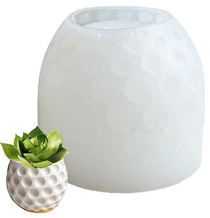 mingchengheng Stampo per fioriera, stampi per fioriera in Cemento - Stampo per Vaso da Fiori Rotondo in Gesso | Stampo in Argilla di Cemento ceramico, Stampo in Resina epossidica per fioriera per