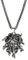 GTHIC Medusa-Anhänger, Gorgone, Schlange, Schlange, griechische Mythologie, Anhänger mit Kette, Edelstahl, Schmuck, Geschenk, mit 60 cm langer Kette