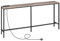 MAHANCRIS Console Table with Power Outlet, 180 cm Narrow Sofa Table, Industrial Entryway Table with USB Ports, Behind Couch Table for Entryway, Hallway, Foyer, Living Room, Bedroom ACTHG18KE01N1