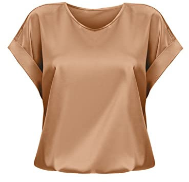 Uwdiohq Le Offerte di Oggi Bluse Donna Manica Lunga Maglietta Bianca Manica Corta Donna Top Beach Volley Donna Camicia di Jeans Donna Camicia Donna Elegante Rosa Cipria I Miei Ordini Offerta