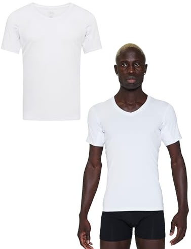jbs Anti-Schweiß-Shirt für Herren – Unterhemd aus Bambus mit Membran | Anti-Schweiß Unterhemd Herren, Schweißblockierende Membran-Technologie, Atmungsaktives Bambus Shirt, Von S bis 3XL