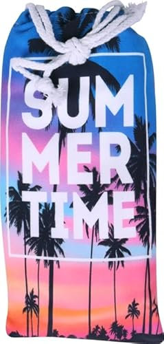 Capelli New York - Mikrofaser Badetuch - Summer Time - Blue Combo