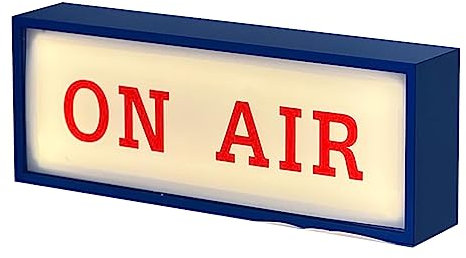 LVSEWOA Panneau Lumineux au néon on AIR, Panneau d'art Mural au néon, Cadre en métal Peint et Panneau Acrylique, pour Chambre, Bar, Studio, Bureau, Magasin, décoration de Porte