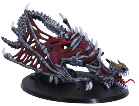Undead Wyvern Skeleton Dragon Miniature Figure for Tabletop 28mm Dungeons and Dragons Miniature Gaming, Fantasy Role Playing Games
