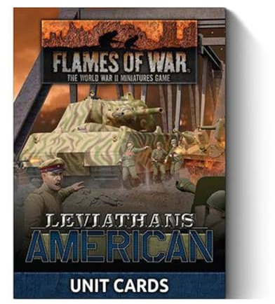 LATE WAR LEVIATHANS AMERICAN UNIT CARDS