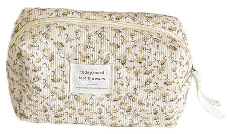 Qiwenr Blumenmuster Kulturtasche, Federmäppchen Bleistift, Kosmetiktasche, die Cartoon-Tasche ist Klein und süß und Kann als Spielzeugtasche, Schlüsseltasche Verwendet Werden, Geldtasche