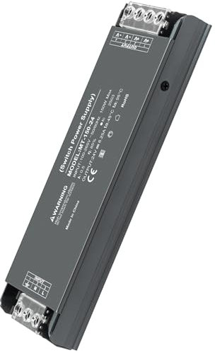 Karyoosi Trasformatore LED 24V 150W 6.25A, Alimentatore 220V a 24V Compatto e Robusto per Lampade e Strisce LED