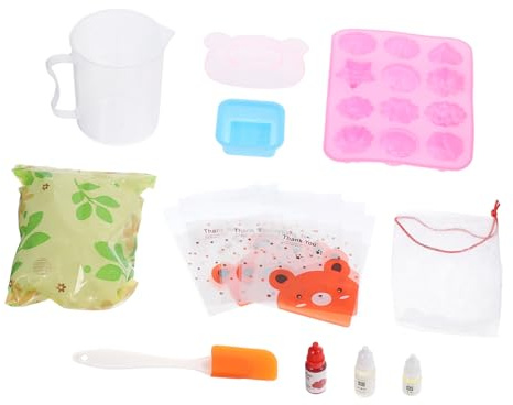 Mobestech Handgemachtes Seifenherstellungsset DIY Seife Selber Machen für Anfänger mit Vielfältigem Zubehör Home Soap Kit Inklusive Seifenformen als Geschenk für Erwachsene und Familie