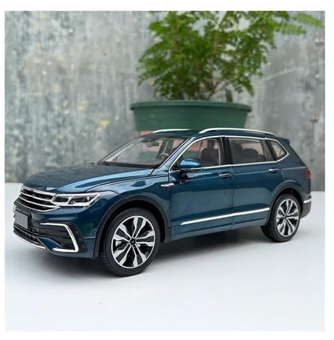 AMYALIN Modellauto Automodell 1:18 Für VW Für Tiguan L SUV Sammlung Von Modellautos Aus Metallguss Modellfahrzeuge