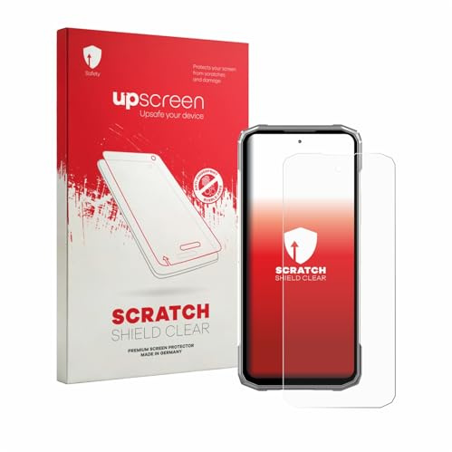 upscreen Schutzfolie für Doogee Blade 20 Max – Made in Germany, Kristall-klar, Kratzschutz, Anti-Fingerprint