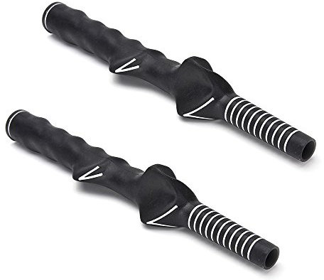 TRADERPLUS 2PCS Golf Swing Training Grip Trainer Nero