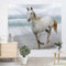 Running horse Wand Tapisserie Palomino Pferd mit lang blond männlich Haar und Schwanz Leistungsstark Wild Animal Design Wandbehang für Schlafzimmer Wohnzimmer Wohnheim Horse #9
