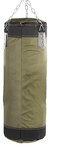 Sacchetto di Sabbia Vuoto, Pesante Sacco da Boxe con Può Patch Sacco di Fitness Allenamento Boxe(60CM-Green)