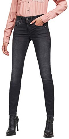 G-Star Women's Lynn Mid Skinny Jeans, Grey (dusty grey D06746-B472-A799), 25W / 32L