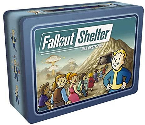 Fantasy Flight Games, Fallout Shelter: Das Brettspiel, Kennerspiel, Strategiespiel, 2-4 Spieler, Ab 14+ Jahren, 60+ Minuten, Deutsch
