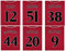 Arizona Diamondbacks MLB Poster-Set, Vintage Trikots, 20,3 x 25,4 cm, seidenmatt
