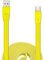 Aiivioll UE Replacement Charging Cable Flat USB Power Cable Data Cable Compatible with Logitech UE Boom Megaboom Miniboom Boom2 Roll Wireless Speaker (1M/Yellow)