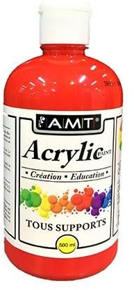 Peinture Acrylique - 500ml - Rouge - ACE03