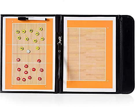 FTYYSWL Taktiktafel Coachingboard Coaches Taktikboard Volleyball Taktikboard Faltbar Coachboard Magnetisch