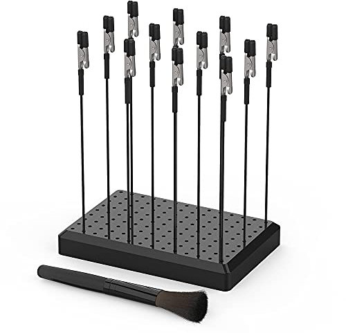 Actekart Malerständer-Basishalter und 12 Krokodilklemmen-Sticks, Modellierwerkzeuge für Airbrush-Spray für Gundam/Hobby/DIY-Modellbauteile