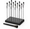Actekart Painting Stand Base Holder and 12pcs Alligator Clip Sticks Set Modeling Tools for Airbrush Spray for Gundam/Hobby/DIY Model Parts Assemble