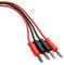 kenable Multimeter, 60 V, Messleitungen, 2 x 4 mm Bananenstecker, rot und schwarz, Kabel, 1 m