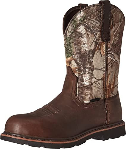 Stivali da Cowboy da Uomo Ricamo Versione Larga Stivali Western Altezza Polpaccio Vintage Dimensioni Stivali Taglia 38-48 (Bianco,43)