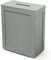 Wooden Slimline Shaker Bathroom Storage Unit Toilet Roll Paper MDF Cabinet Compact Box Multi-Purpose Cleaning Bathroom Tidy Box Hamper Home Office, 35H x 28W x 14D cm (GREY)